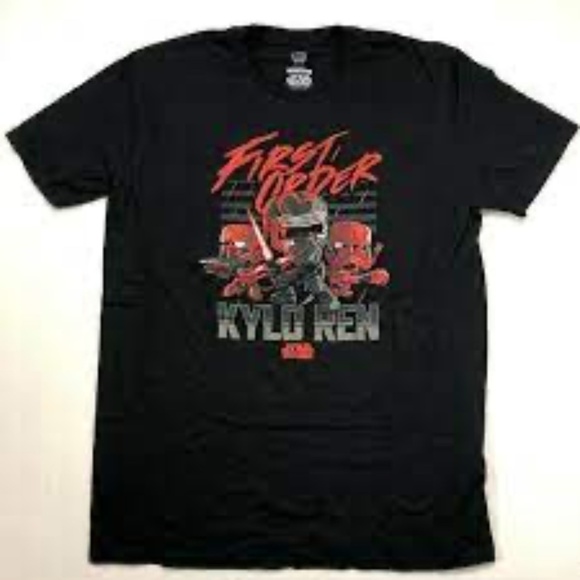Pop! Tees Star Wars First Order Kylo Ren Graphics T-Shirt - Picture 1 of 6